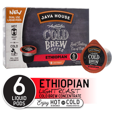 Ethiopian Dual-Use Liquid Coffee Pods