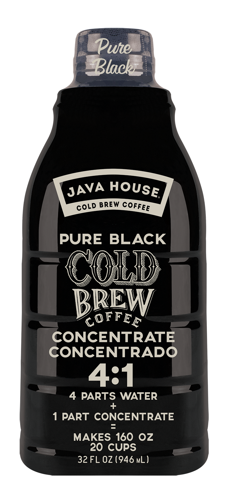 Colombian Cold Brew Coffee 4:1 Concentrate, 32 oz.